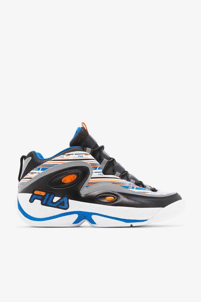Basketbalove Tenisky FILA Grant Hill 3 Panske Biele Oranžové Modre | SK-654801