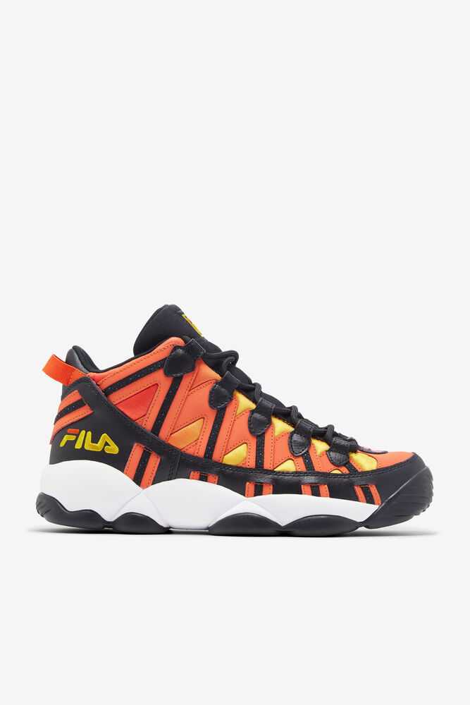 Basketbalove Tenisky FILA Stackhouse Spaghetti Panske Žlté Modre Červené | SK-072615