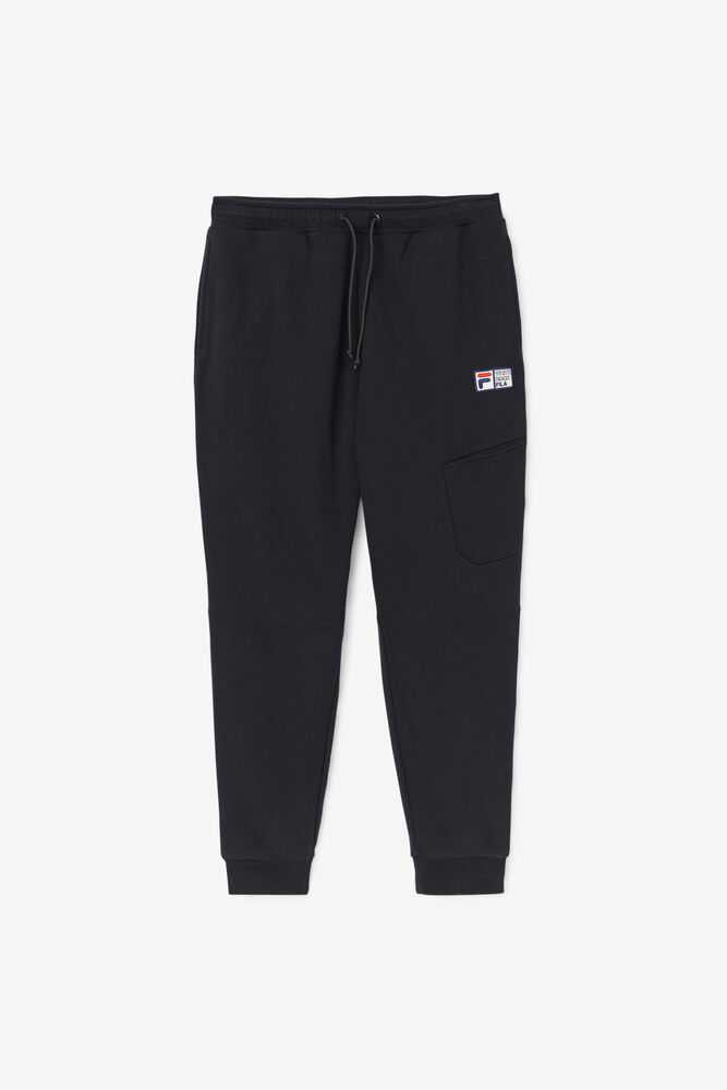 Jogger Nohavice FILA Danube Panske Čierne | SK-782649