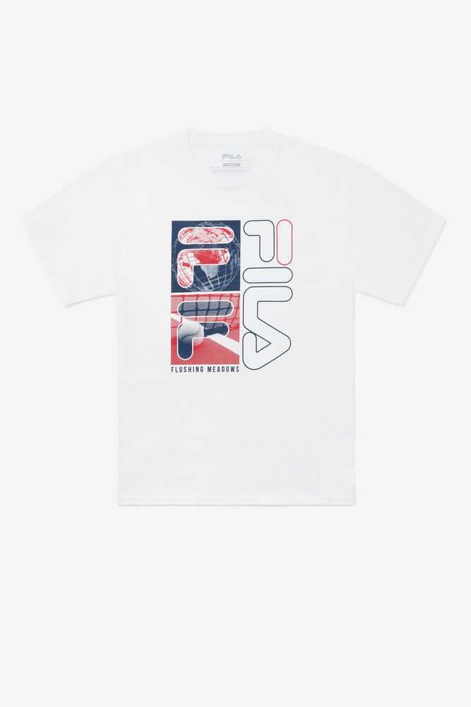 Kosele FILA Nyc Panske Biele | SK-136740