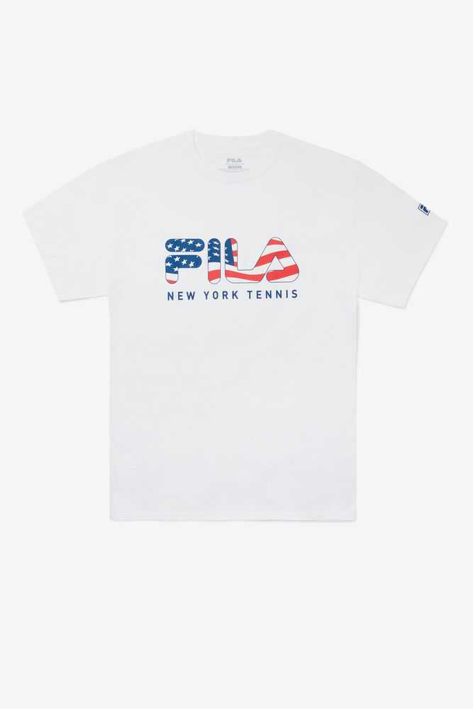 Kosele FILA Nyc Panske Biele | SK-769045