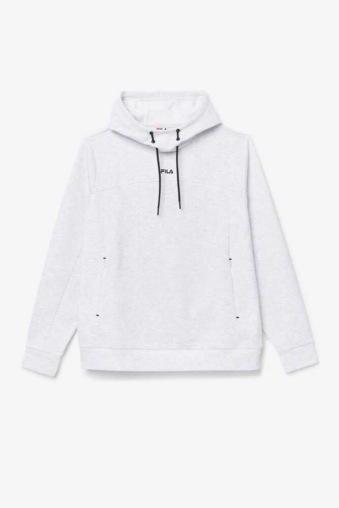 Mikiny S Kapucňou FILA Aadheen Panske Siva Biele | SK-127956