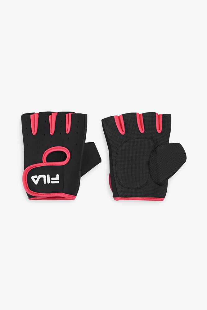 Rukavice FILA Fitness Panske Čierne Ruzove | SK-128364