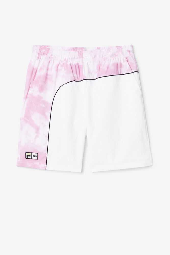 Sortky FILA Msgm X Fila Panske Ruzove Biele | SK-936145