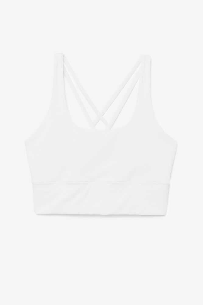 Sportove Podprsenky FILA Uplift Cross Back Damske Biele | SK-520471