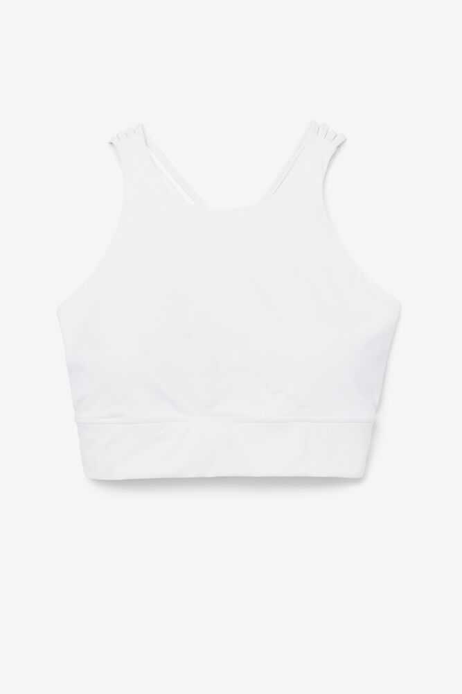 Sportove Podprsenky FILA Uplift High Neck Damske Biele | SK-689074