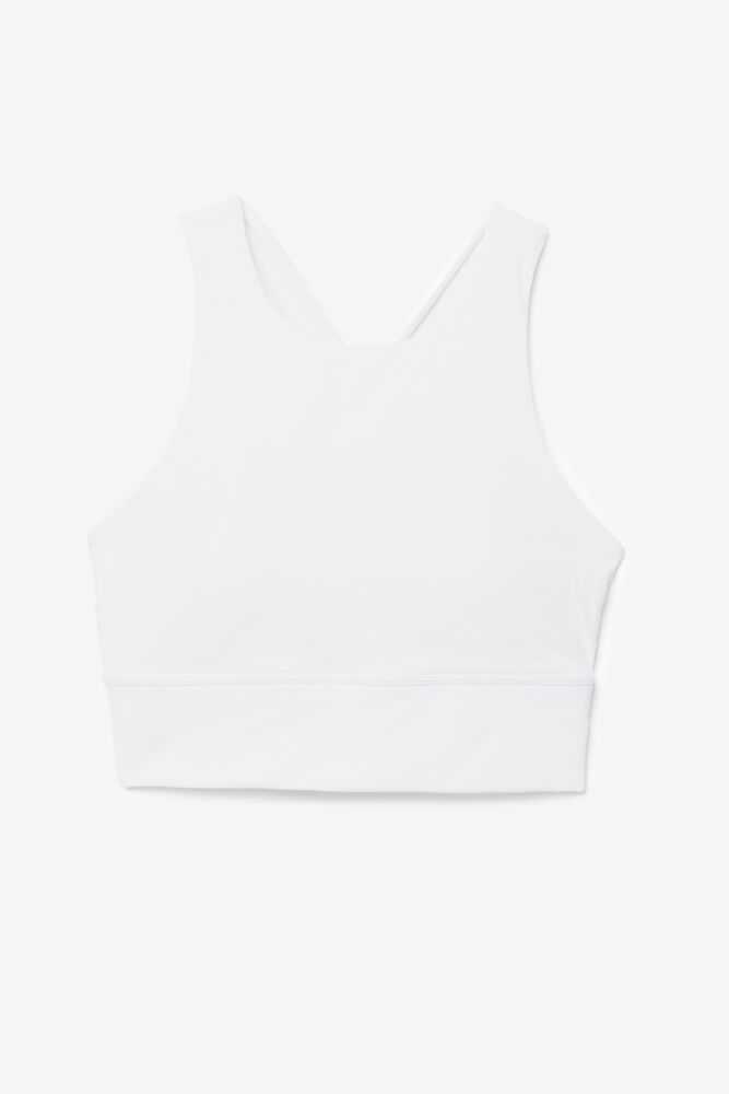 Sportove Podprsenky FILA Uplift High Neck Damske Biele | SK-987316
