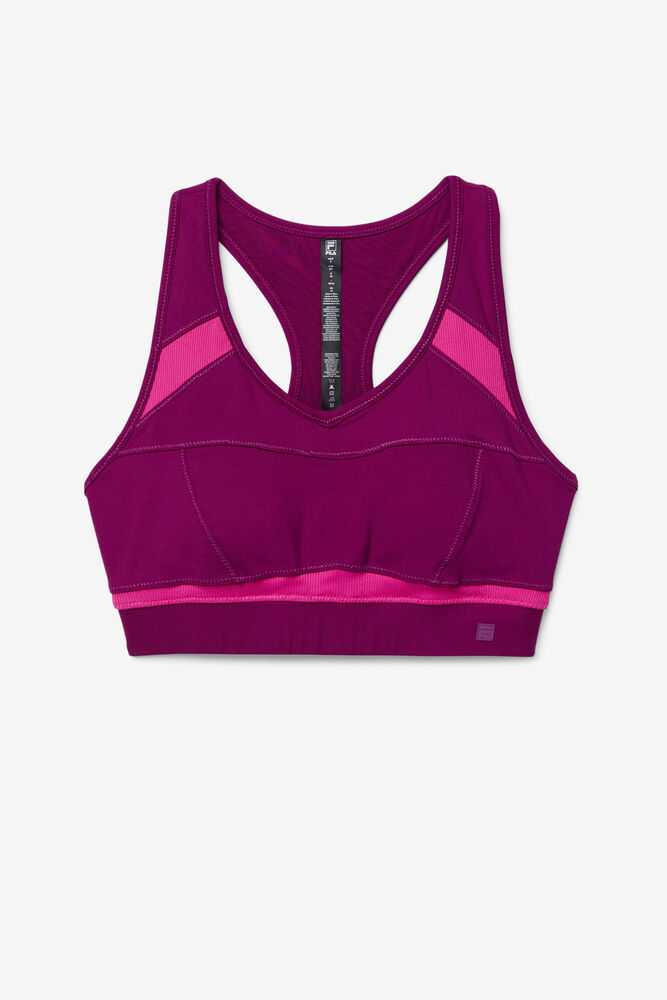 Sportove Podprsenky FILA Uplift Racerback Damske Nachový Svetlo Ruzove | SK-075614