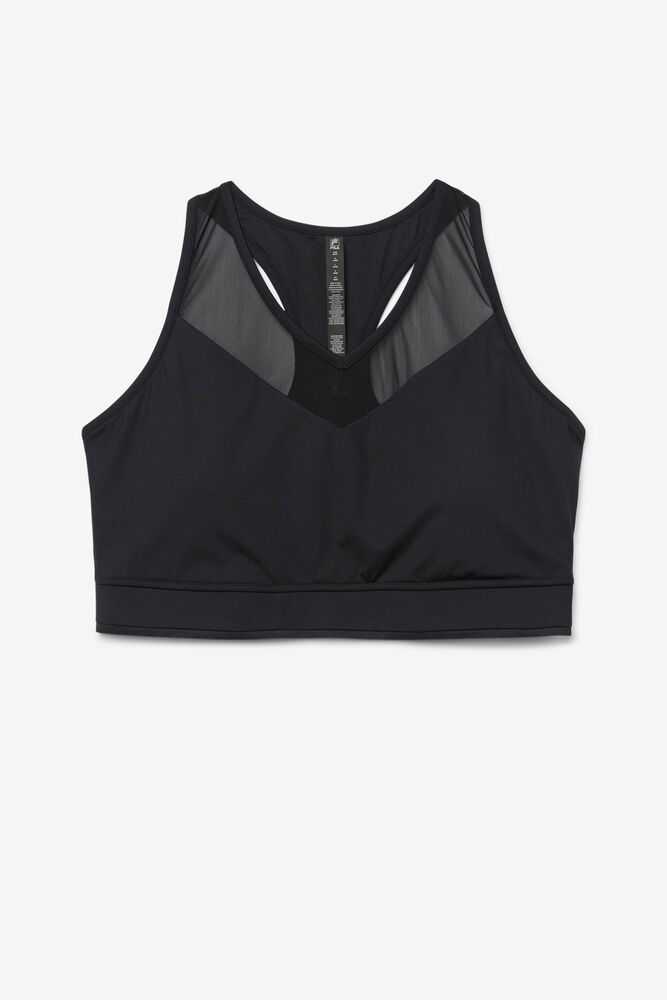Sportove Podprsenky FILA Uplift Racerback Damske Čierne | SK-890615