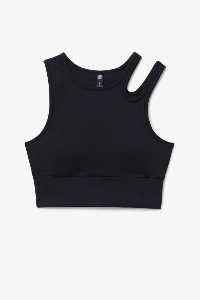 Sportove Podprsenky FILA Uplift Slice Crop Damske Čierne | SK-167584