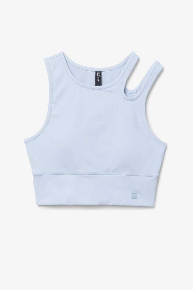Sportove Podprsenky FILA Uplift Slice Crop Damske Modre | SK-279413