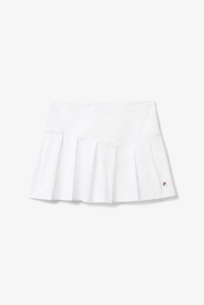 Sukne FILA Baseline Damske Biele | SK-402895