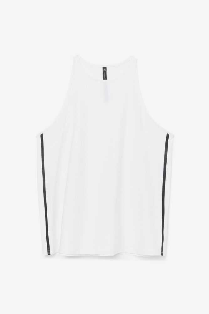 Tank Tops FILA Fi-lux Damske Biele Čierne | SK-156789