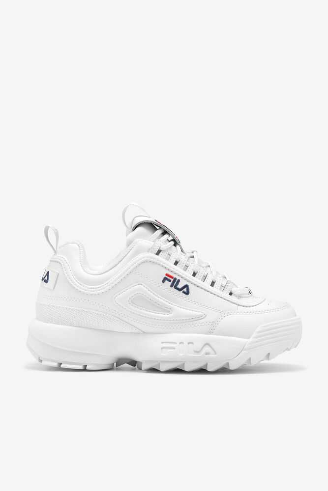 Tenisky FILA Disruptor 2 Panske Biele Námornícka Modrá Červené | SK-613278