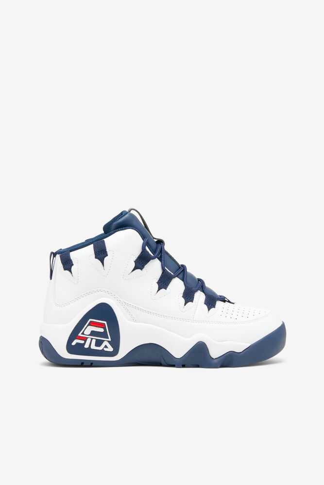 Tenisky FILA Grant Hill 1 Damske Biele Námornícka Modrá Červené | SK-780235