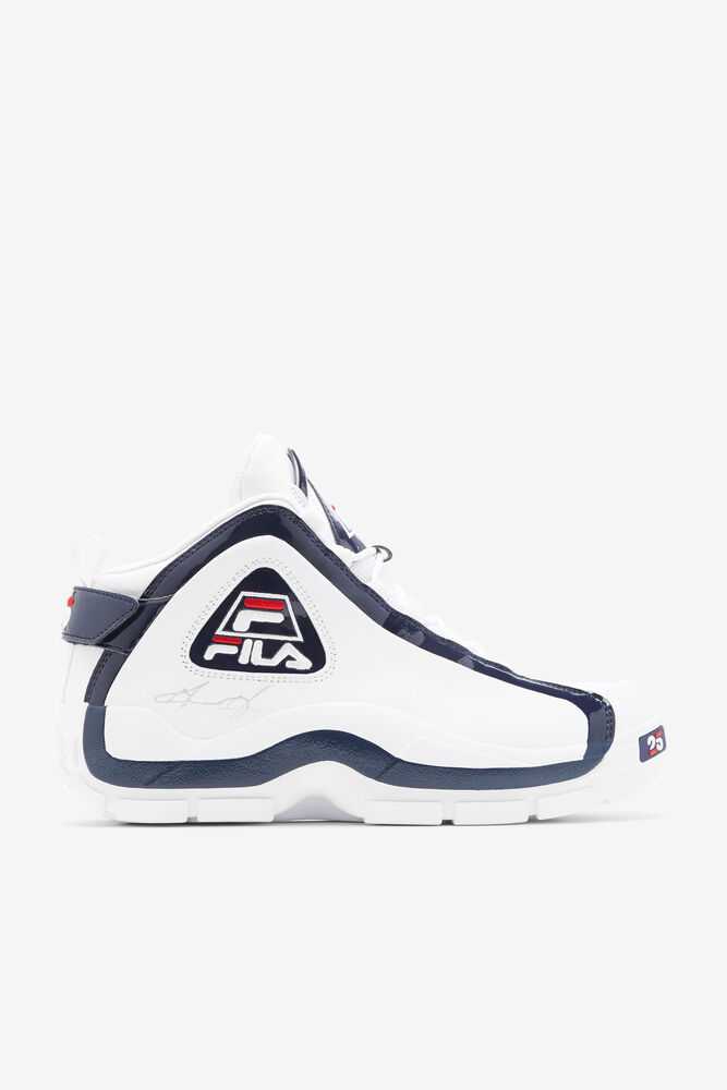 Tenisky FILA Grant Hill 2 Panske Biele Námornícka Modrá Červené | SK-785091