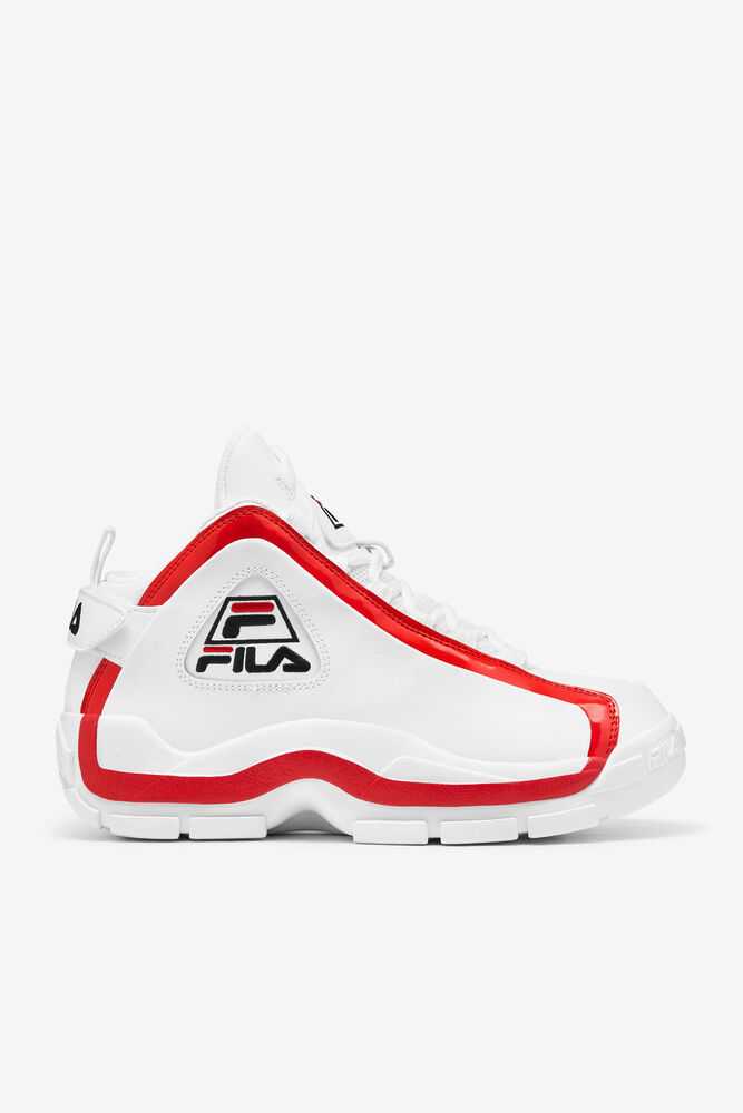 Tenisky FILA Grant Hill 2 Panske Biele Červené Čierne | SK-052619