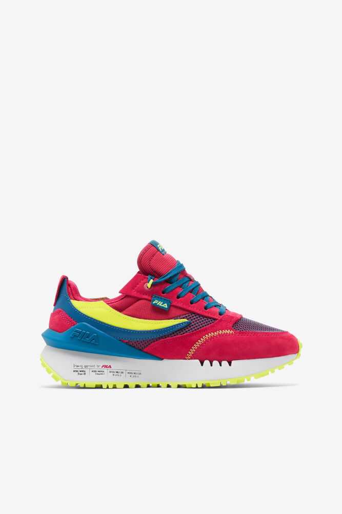 Tenisky FILA Renno N-generation Damske Ruzove Modre Žlté | SK-513489
