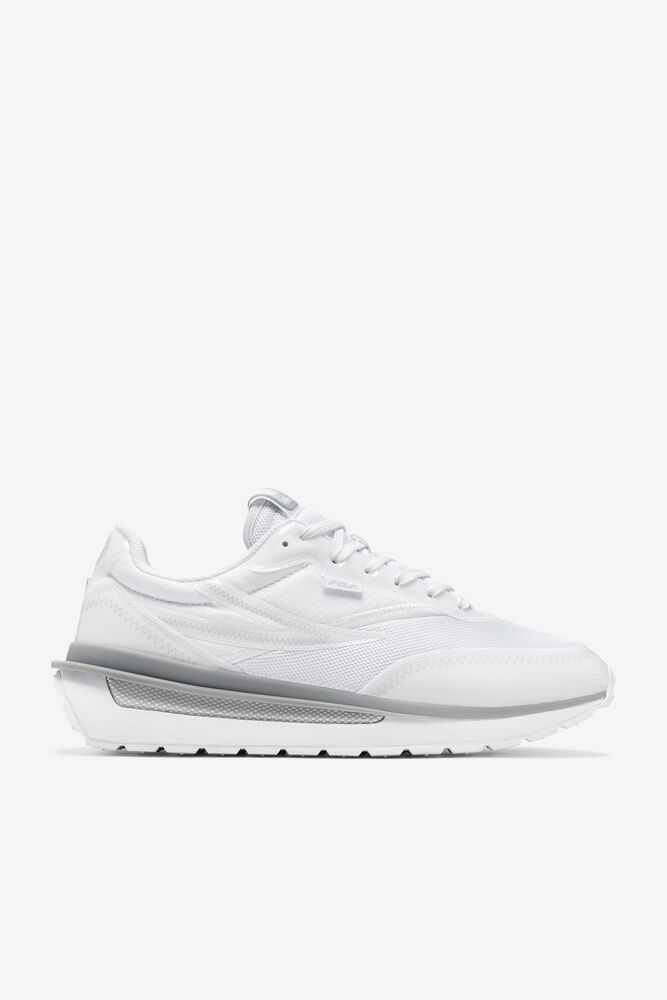 Tenisky FILA Renno Panske Biele Siva Biele | SK-705692