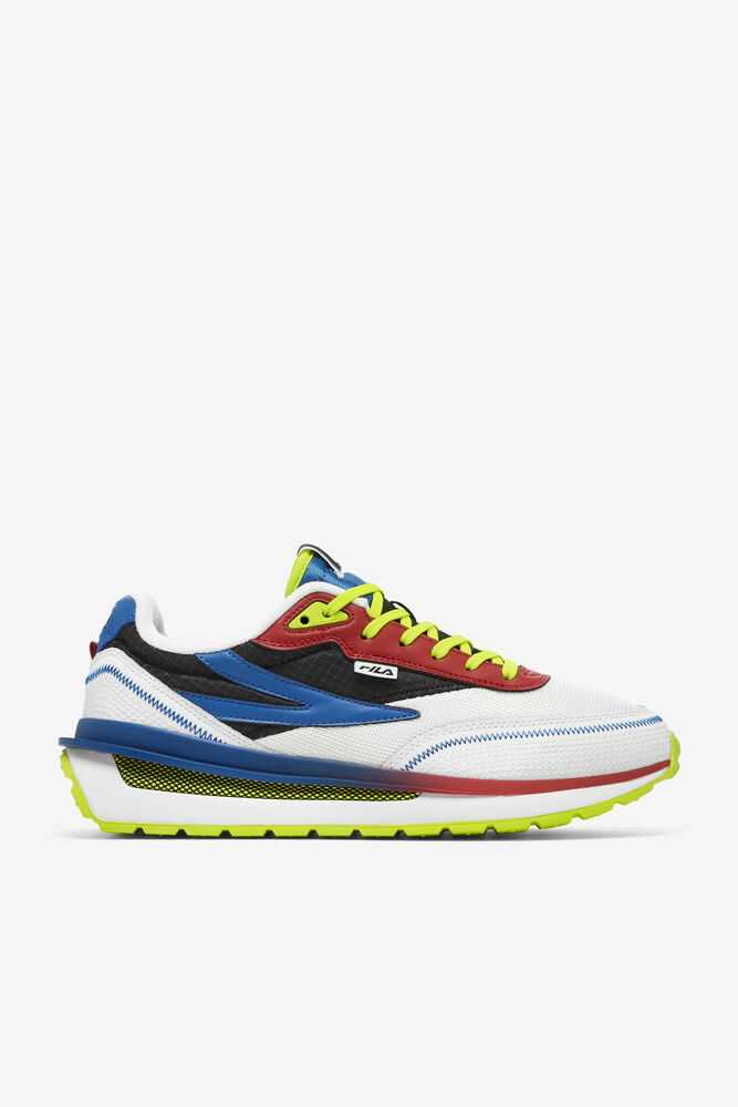 Tenisky FILA Renno Panske Biele Čierne Modre | SK-489725