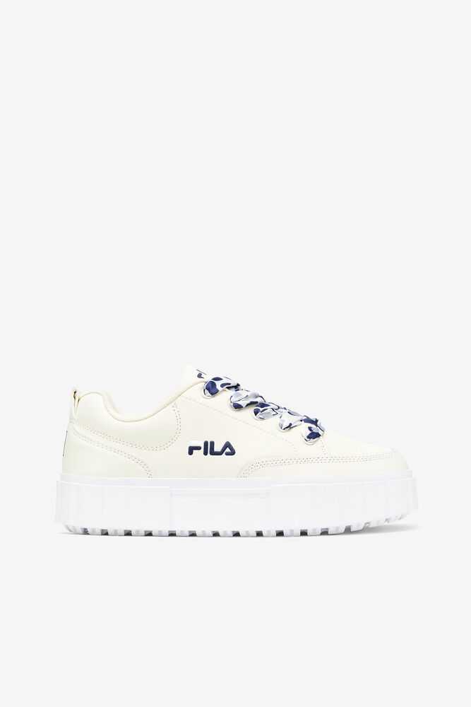 Tenisky FILA Sandblast Damske Biele Námornícka Modrá Biele | SK-142539