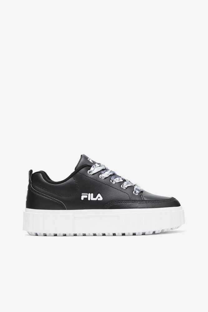 Tenisky FILA Sandblast Damske Čierne Biele | SK-234589