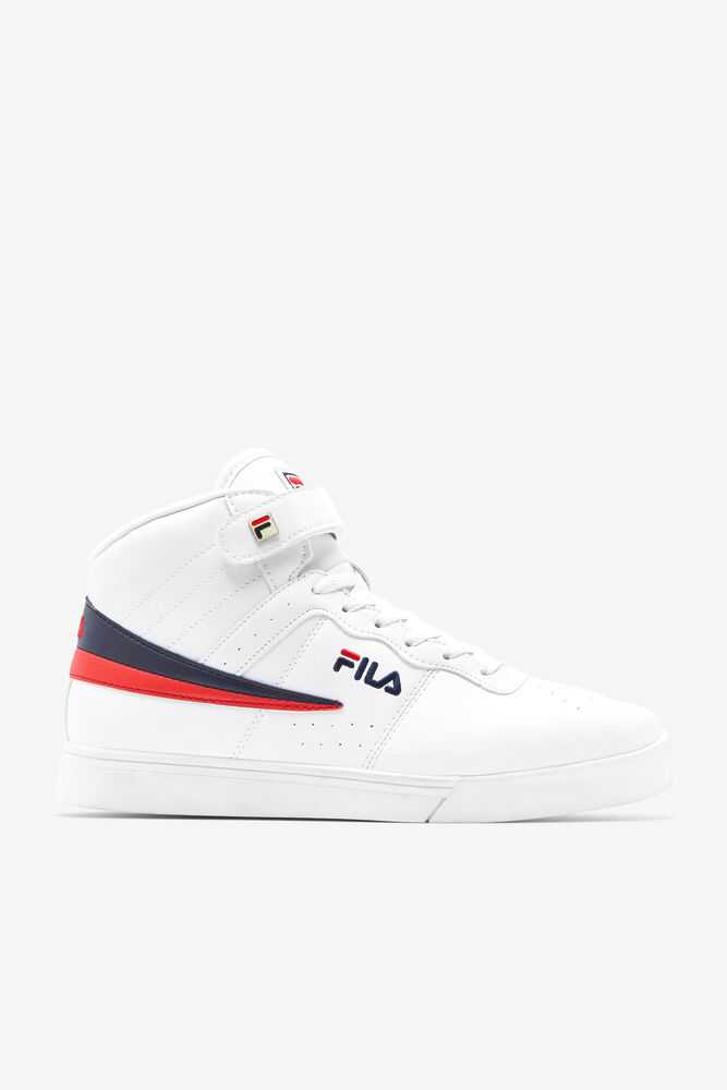 Tenisky FILA Vulc 13 Panske Biele Námornícka Modrá Červené | SK-803942