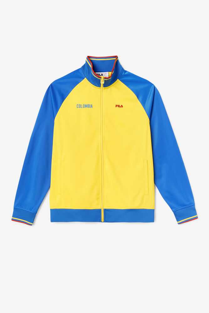 Teplaky FILA Colombia Damske Žlté Modre Červené | SK-395802