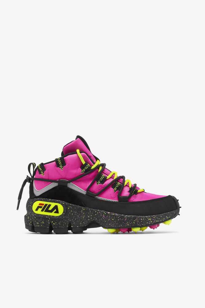 Turisticka Obuv FILA Grant Hill 1 X Trailpacer Damske Ruzove Čierne Žlté | SK-486209