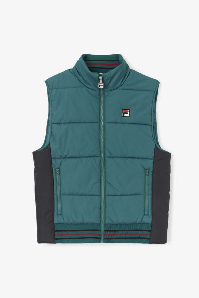 Vesty FILA Matias Panske Olivovo Zelená Čierne | SK-159842