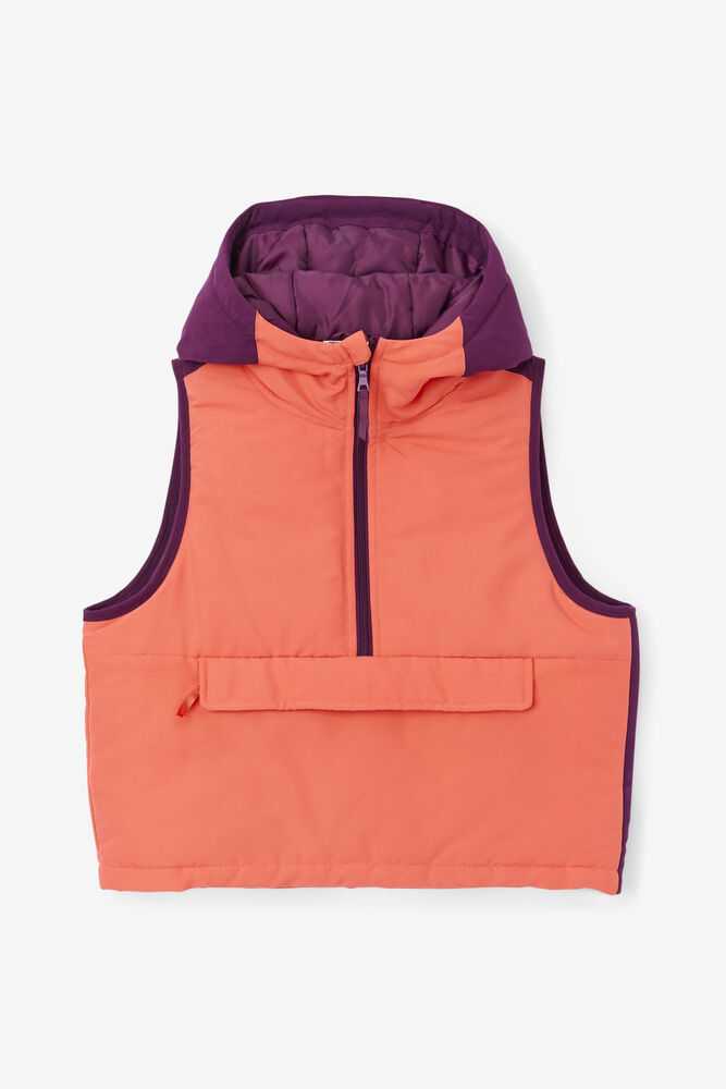 Vesty FILA Nevaeh Damske Oranžové | SK-452370