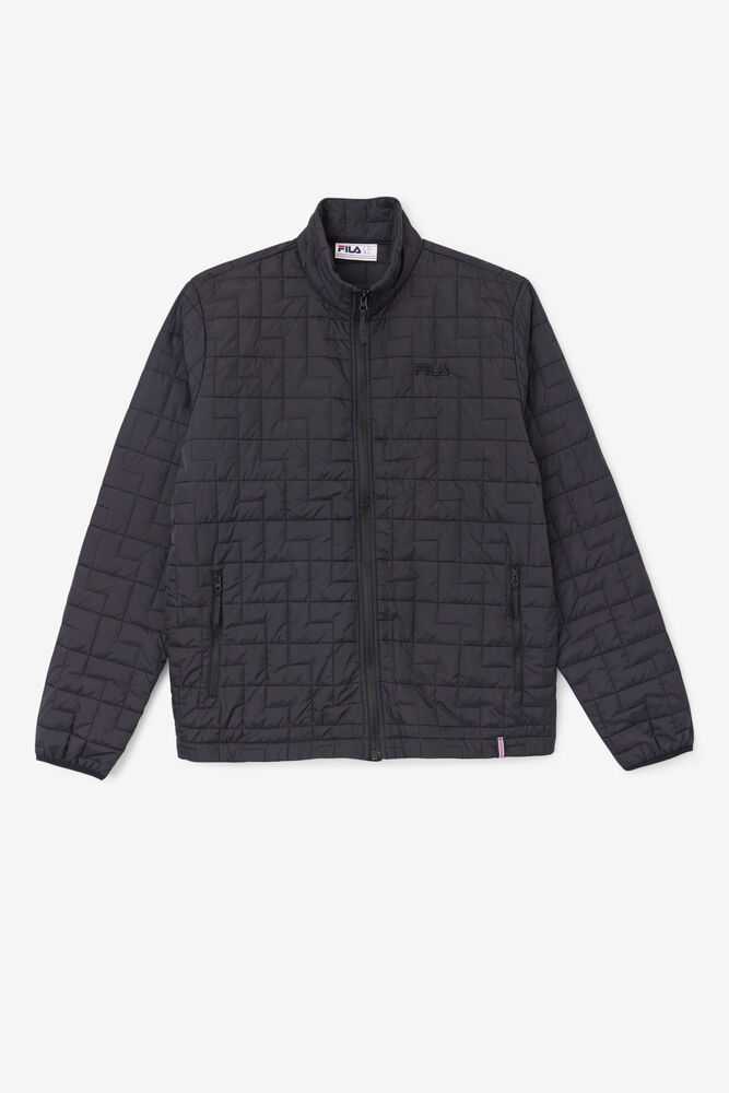 Vetruodolné Tričko FILA Commuter Panske Čierne | SK-359210
