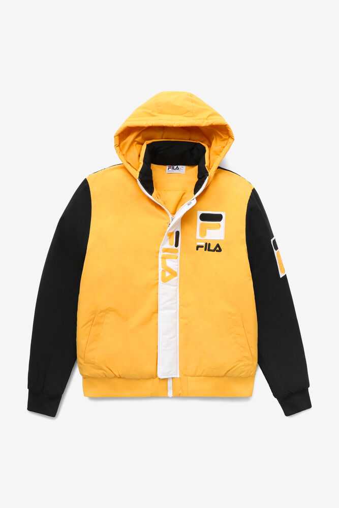 Vetruodolné Tričko FILA P1 Fila Tech Panske Žlté Čierne Biele | SK-586710