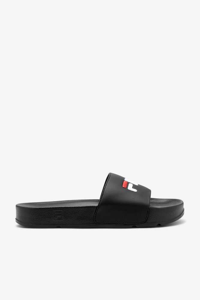 Zabky FILA Drifter Damske Čierne Červené Biele | SK-287346