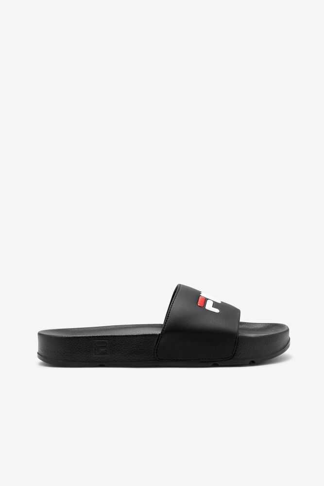 Zabky FILA Drifter Damske Čierne Červené Biele | SK-839165